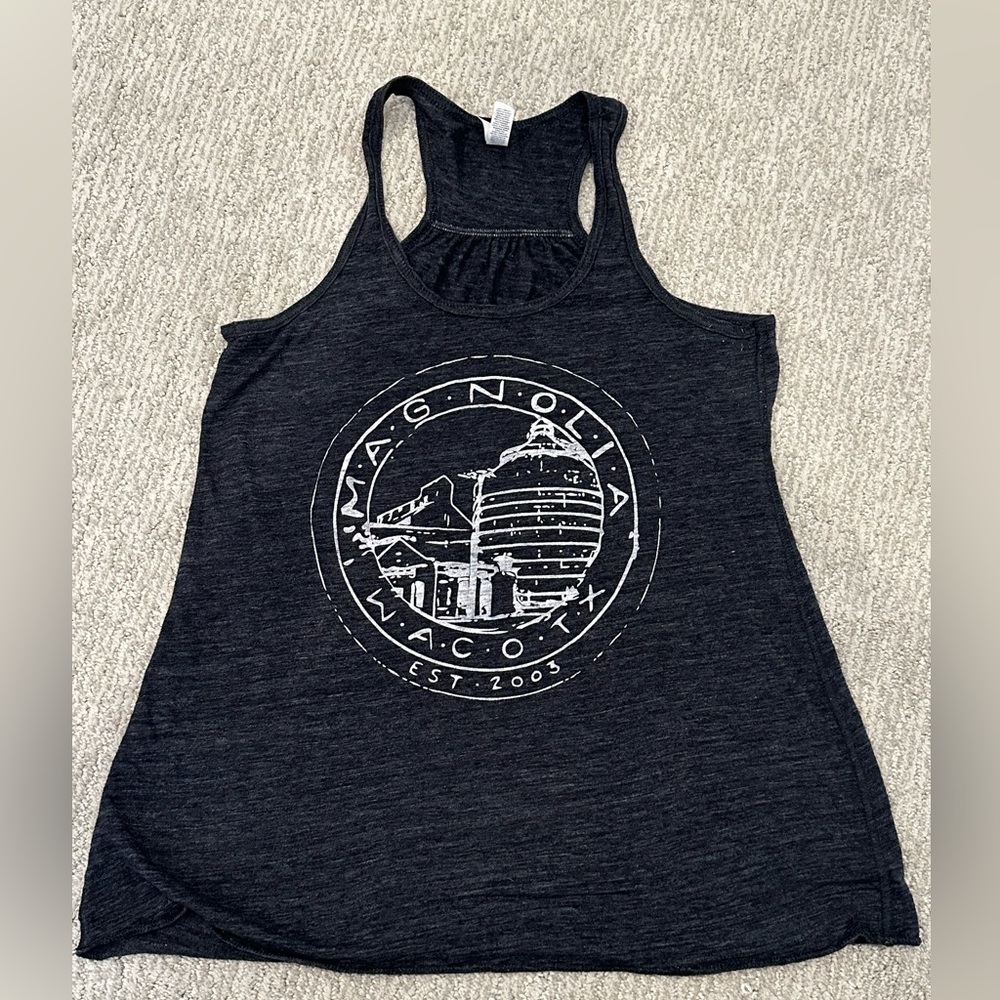 Magnolia Silos racer back tank (from the actual store in Waco)